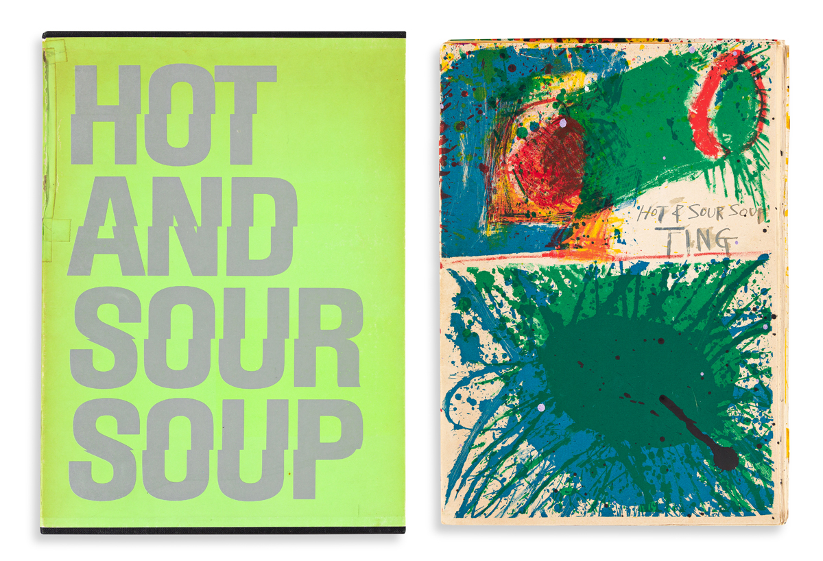 WALASSE TING (1929 - 2010, CHINESE/AMERICAN) i) Hot and Sour Soup, ii) Hot and Sour Soup, iii)Green Banana, (Three Portfolios).